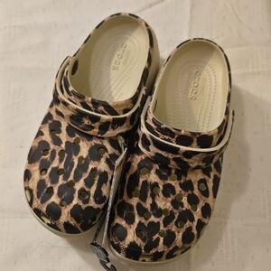 CROCS Brown and Black Slippers Comfortable Casual Wear
